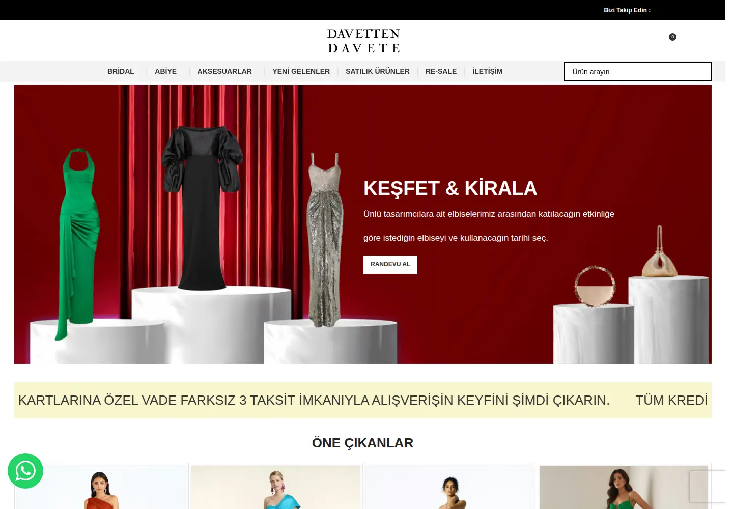 Screenshot of davettendavete.com