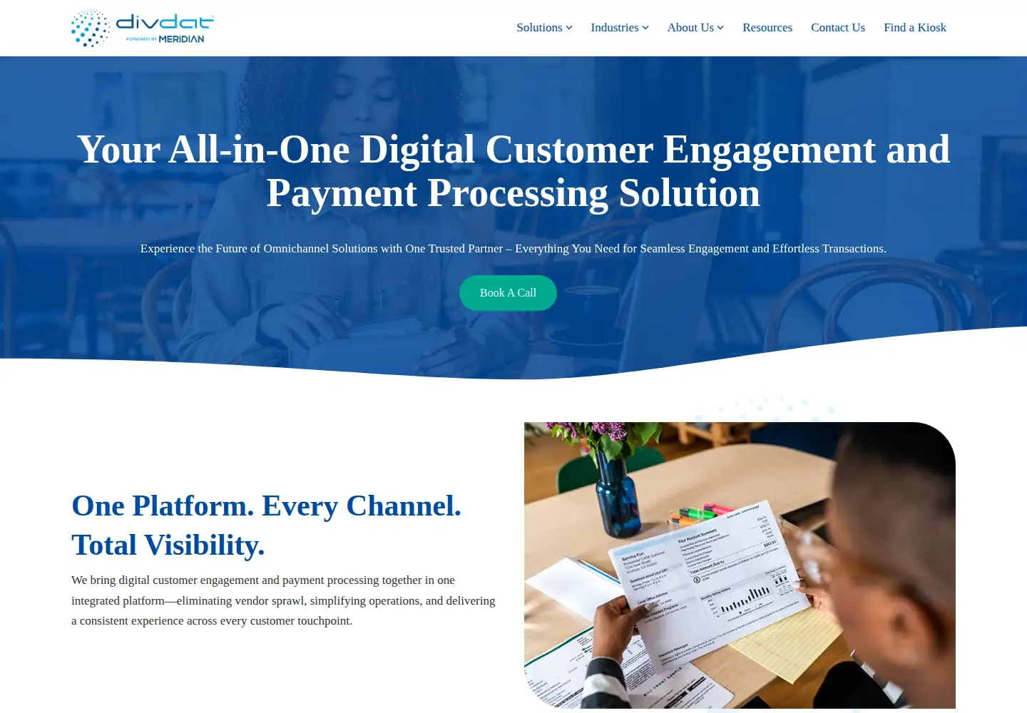 Screenshot of divdat.com