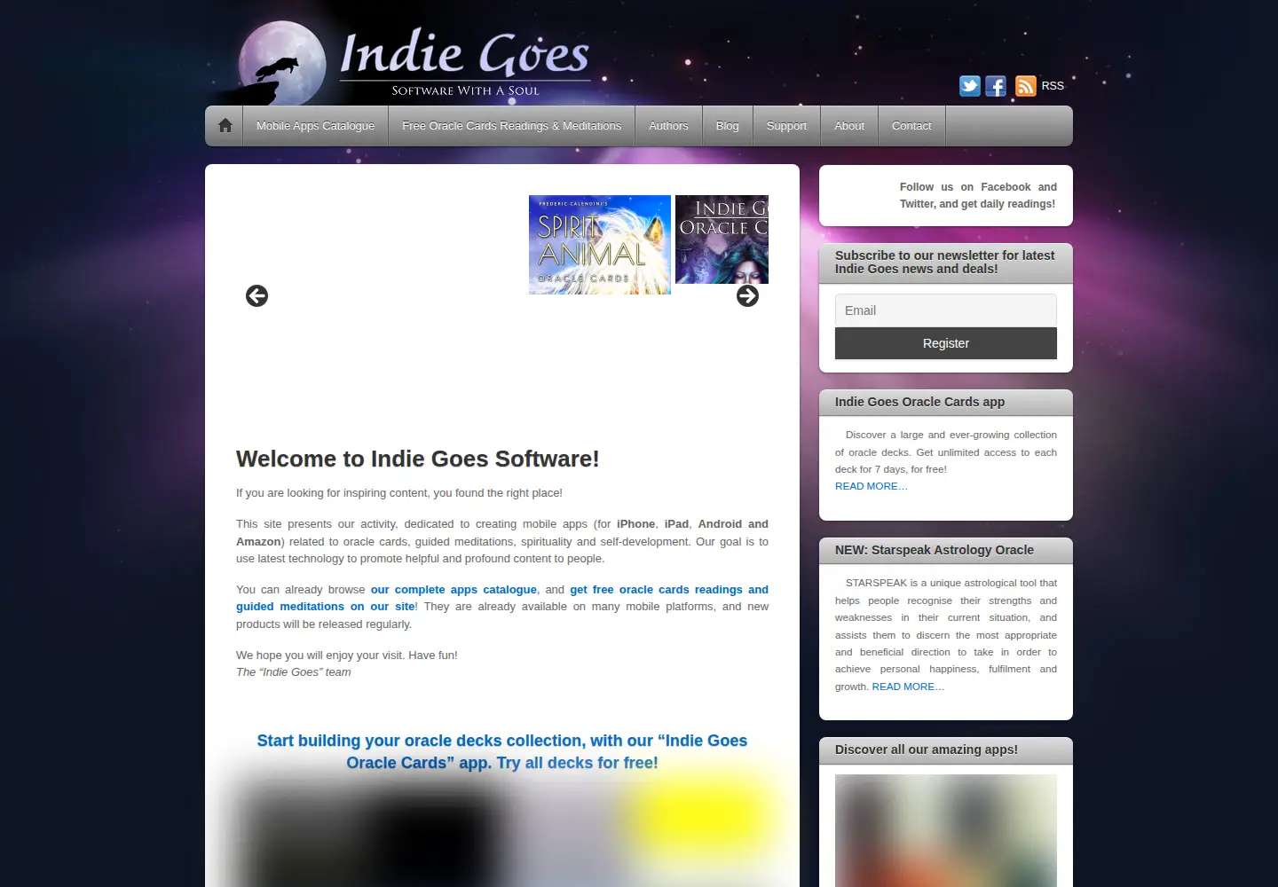 Screenshot of indie-goes.com