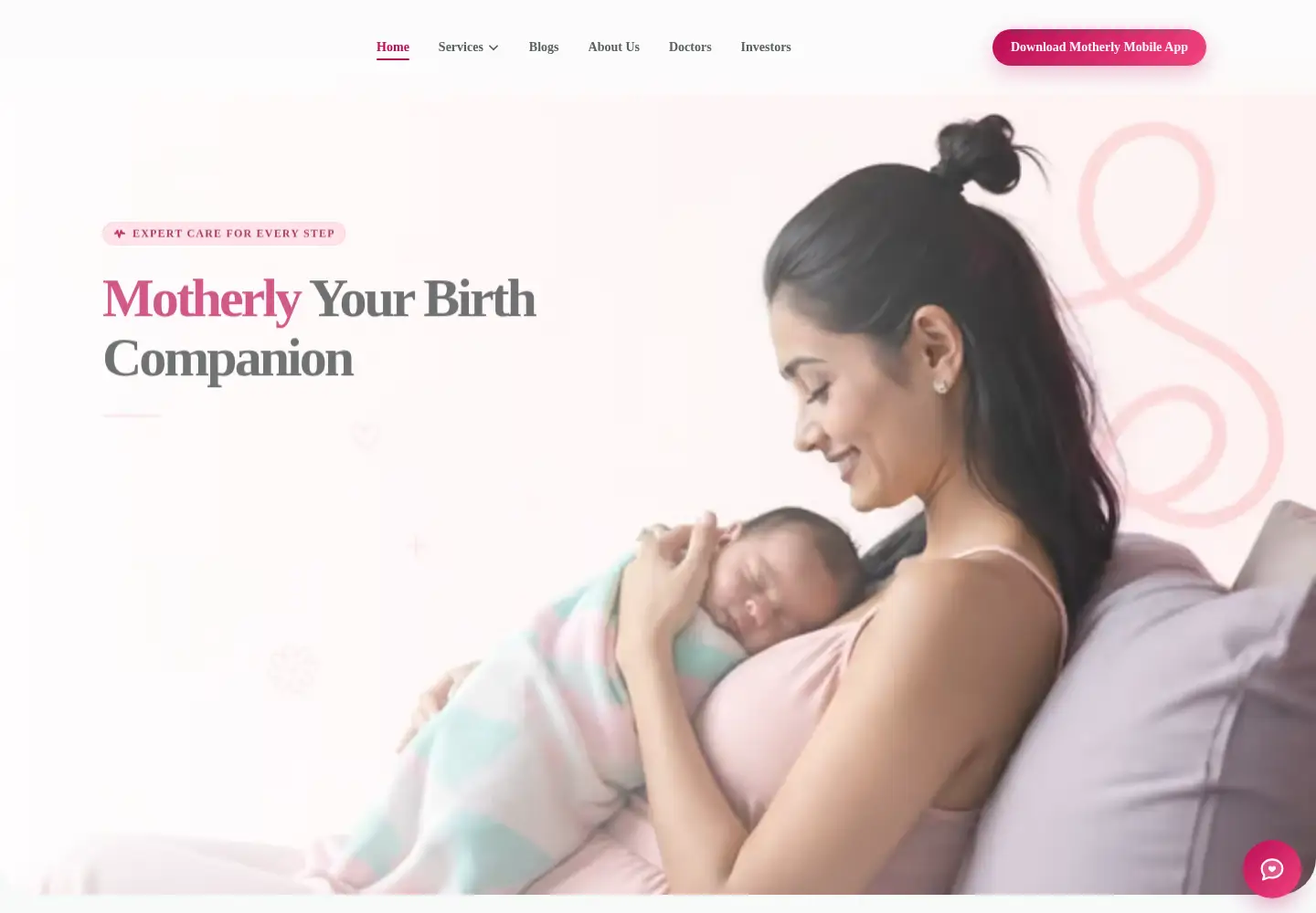 Captured homepage of mothrly.com in the current scan