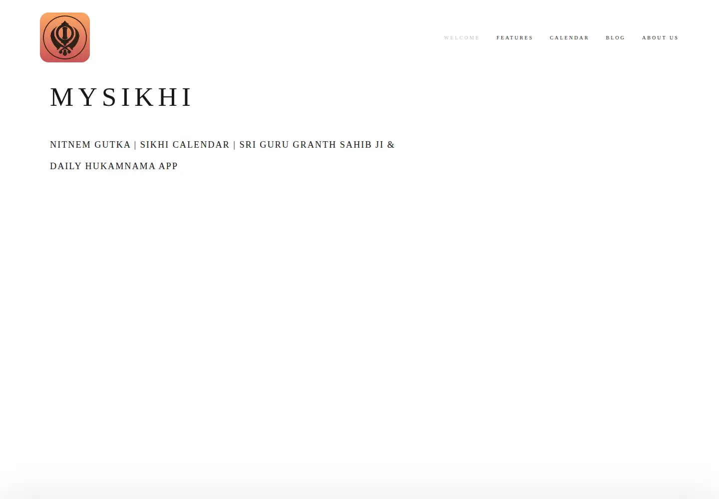 Captured homepage of mysikhi.com in the current scan