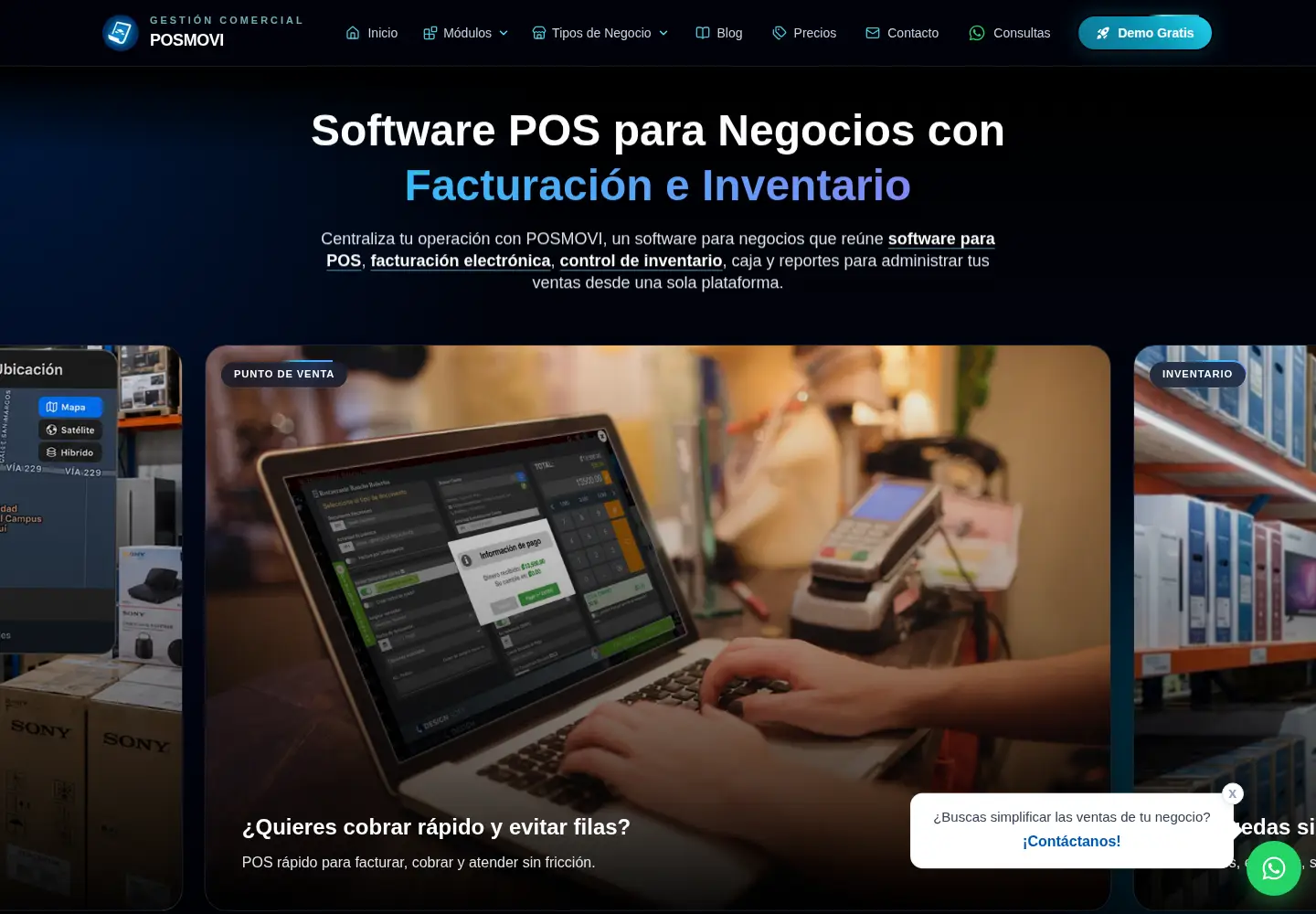 Screenshot of posmovi.com