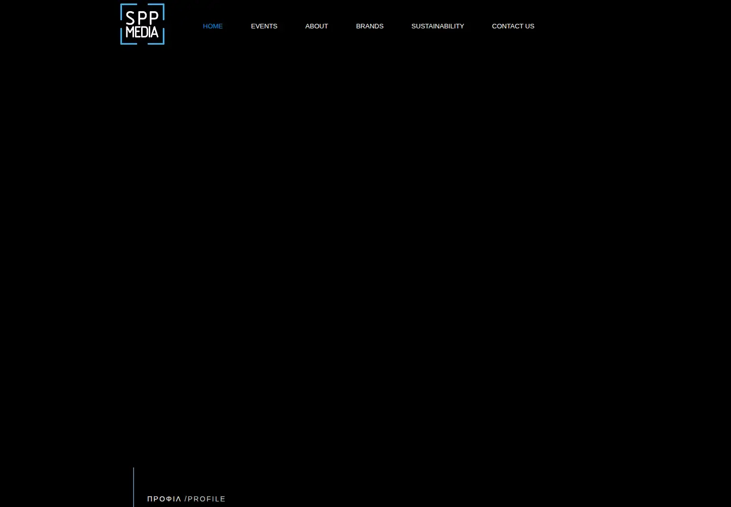 Captured homepage of sppmedia.com in the current scan