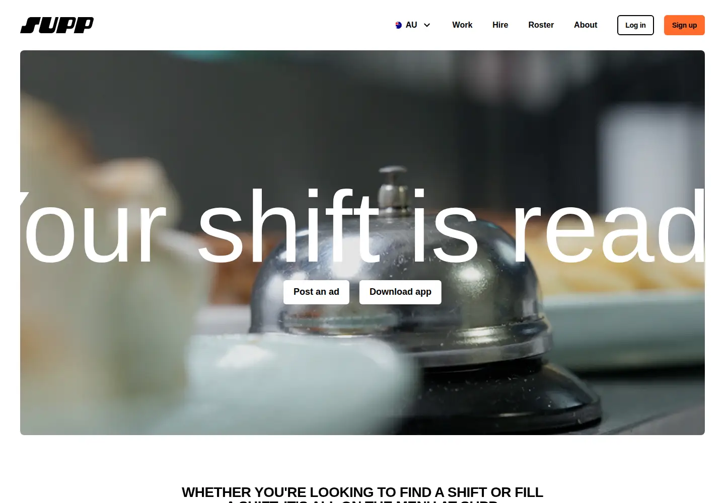 Screenshot of suppapp.com
