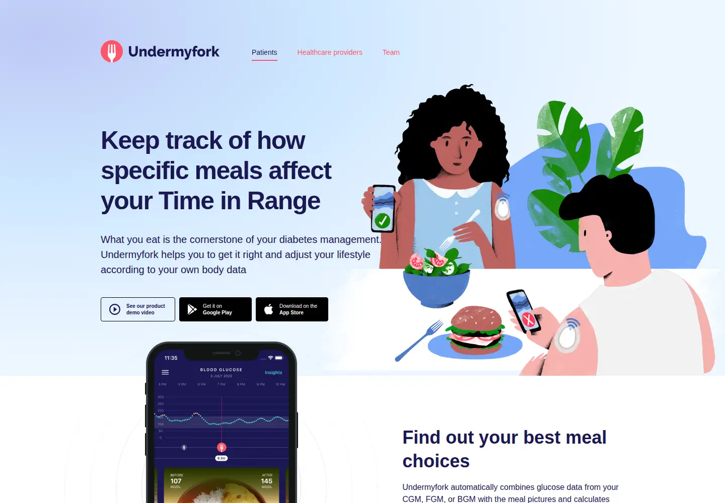 Screenshot of undermyfork.com