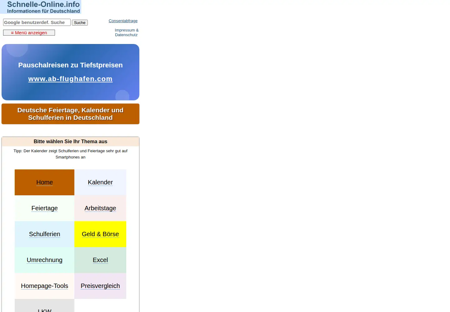 Screenshot of schnelle-online.info