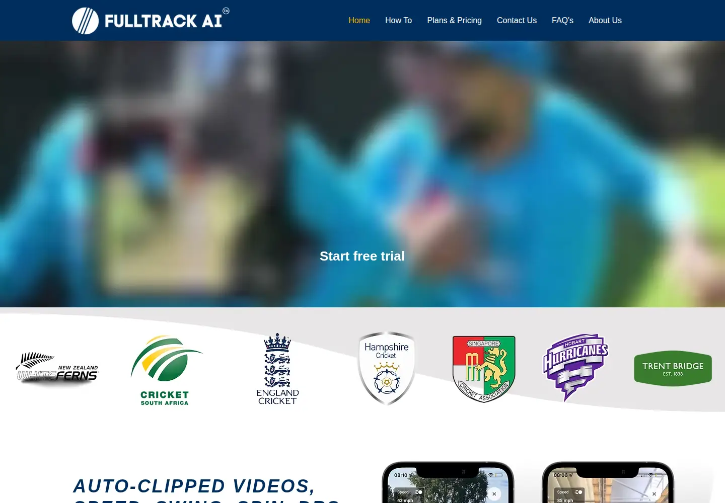 Screenshot of fulltrack.ai