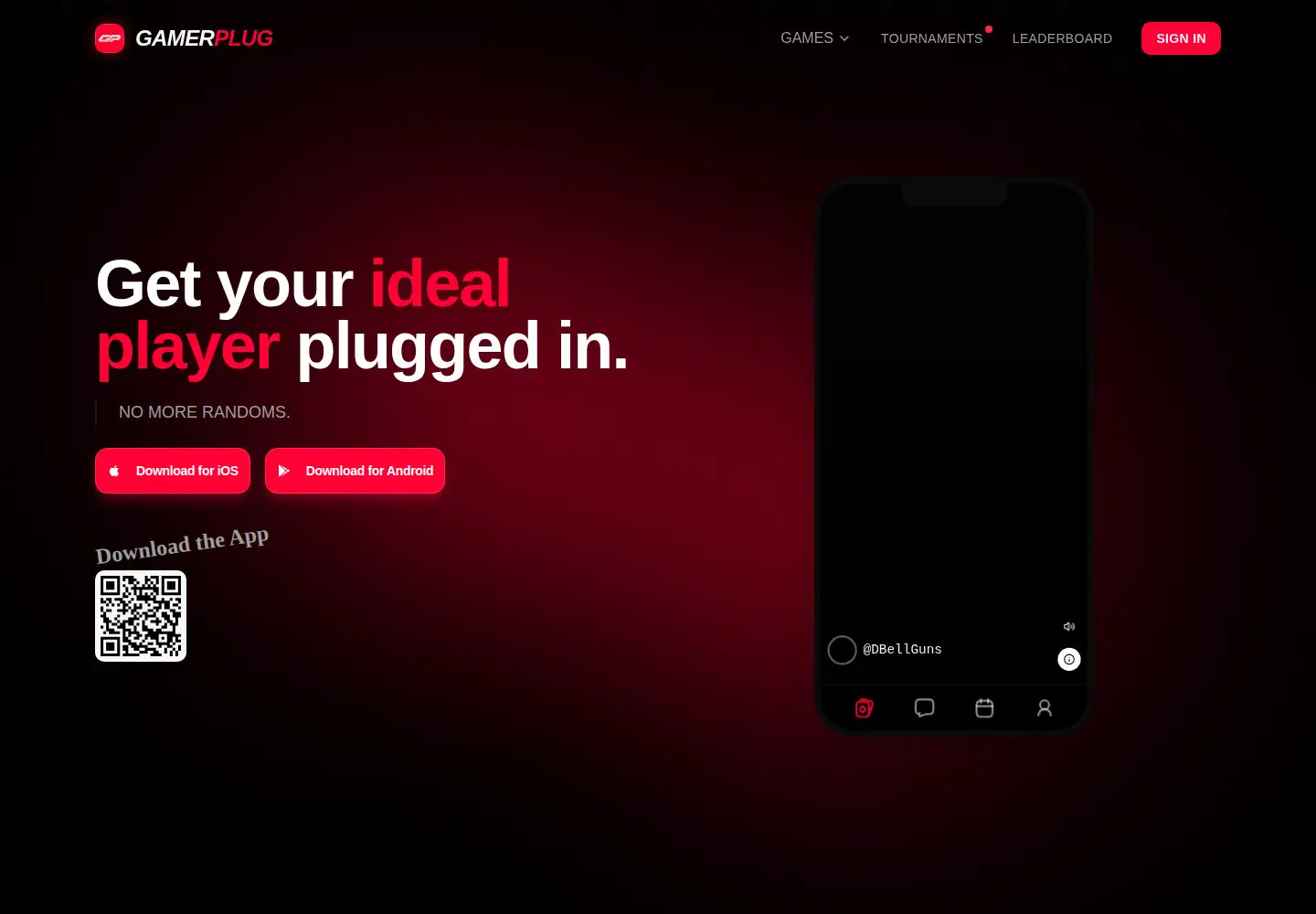 Screenshot of gamerplug.app
