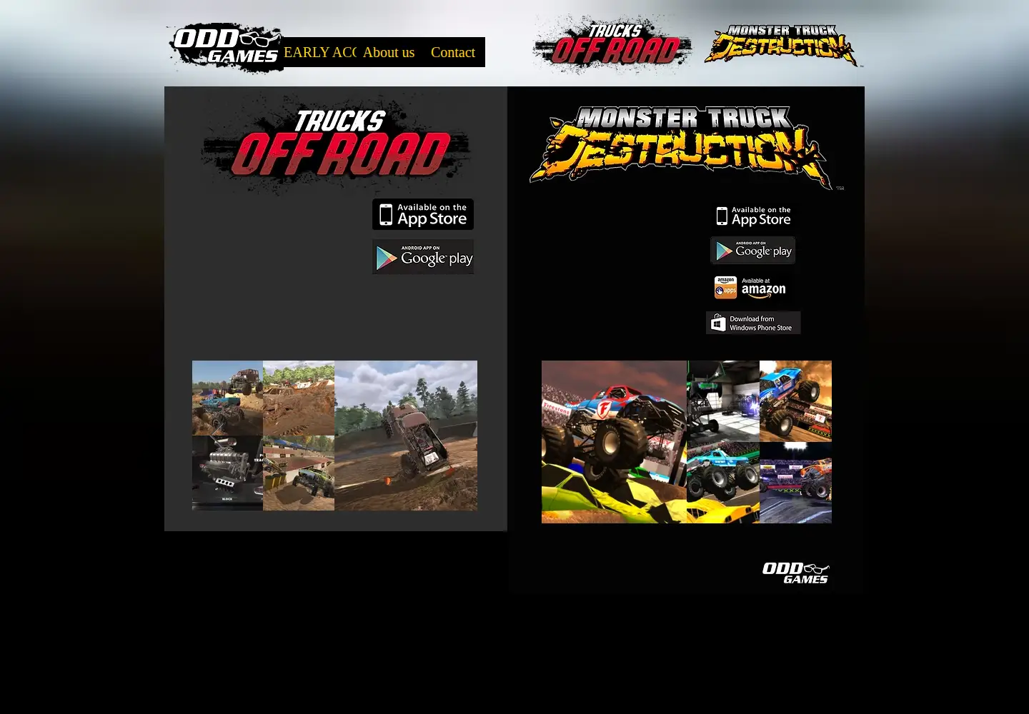 Captured homepage of oddgames.com.au in the current scan
