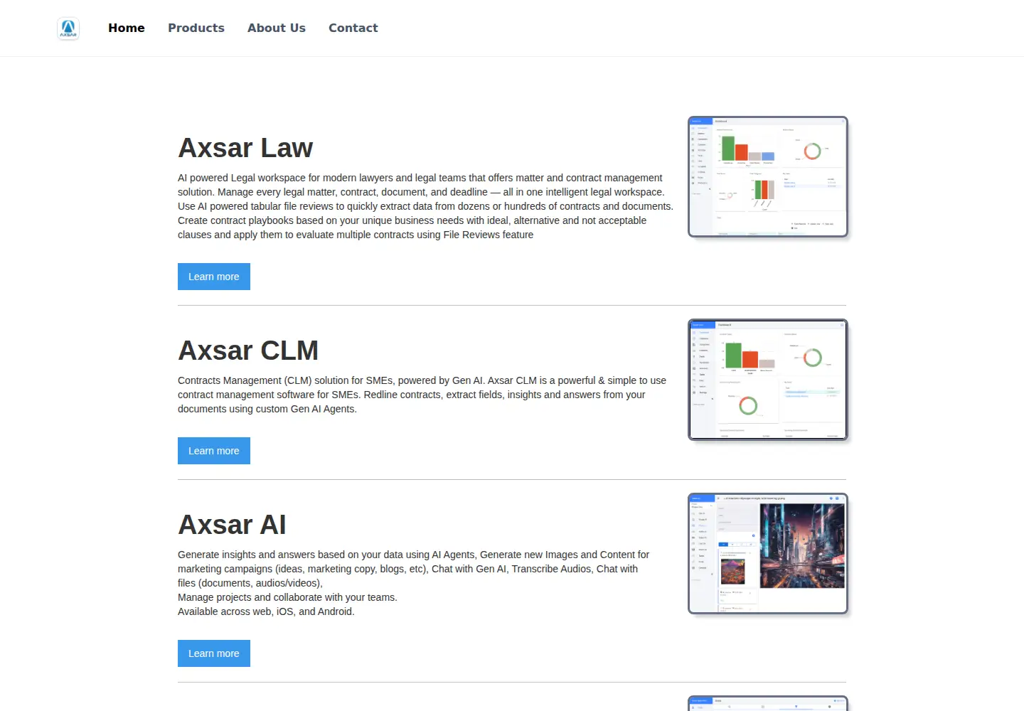 Screenshot of axsar.com