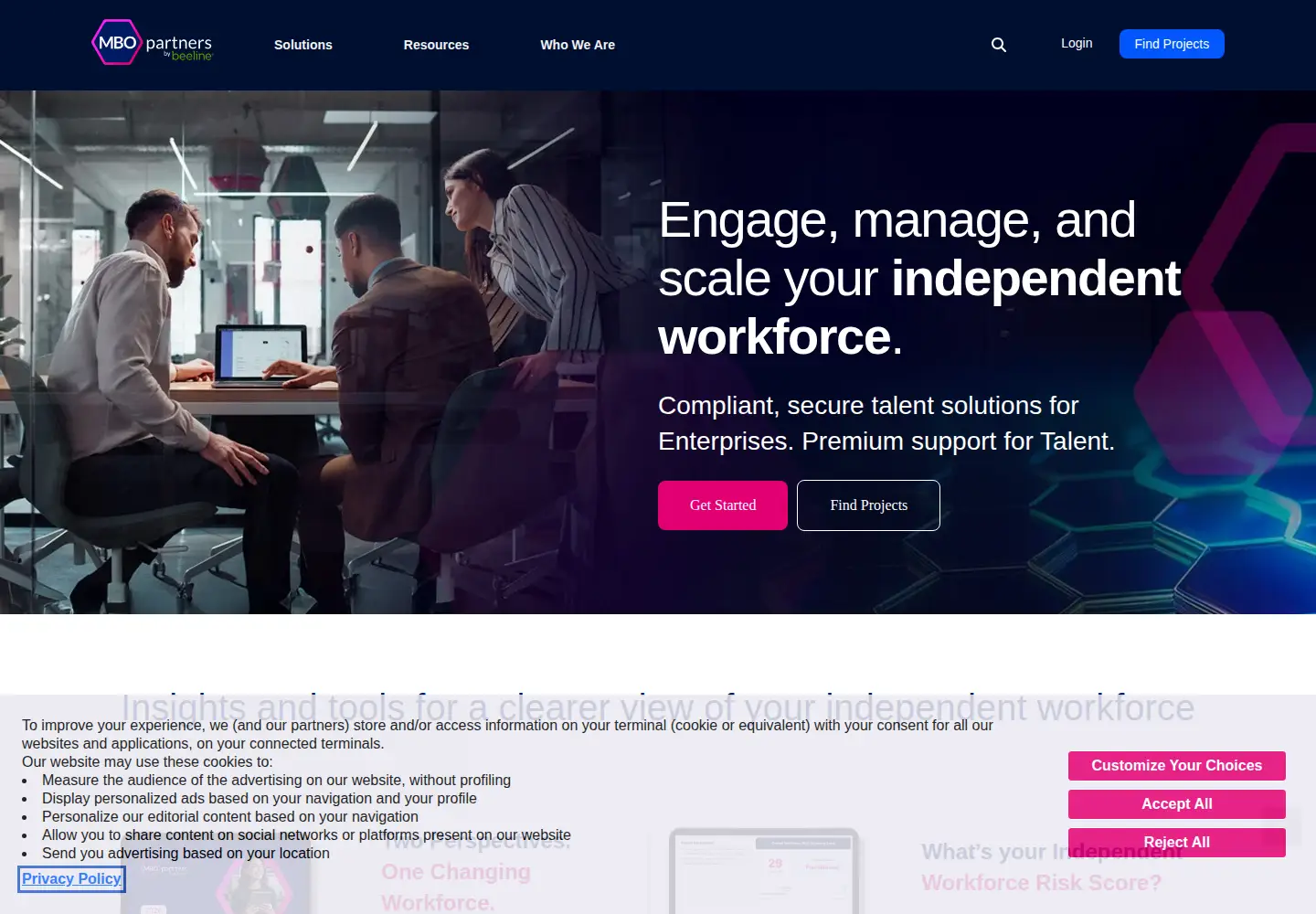 Screenshot of mbopartners.com