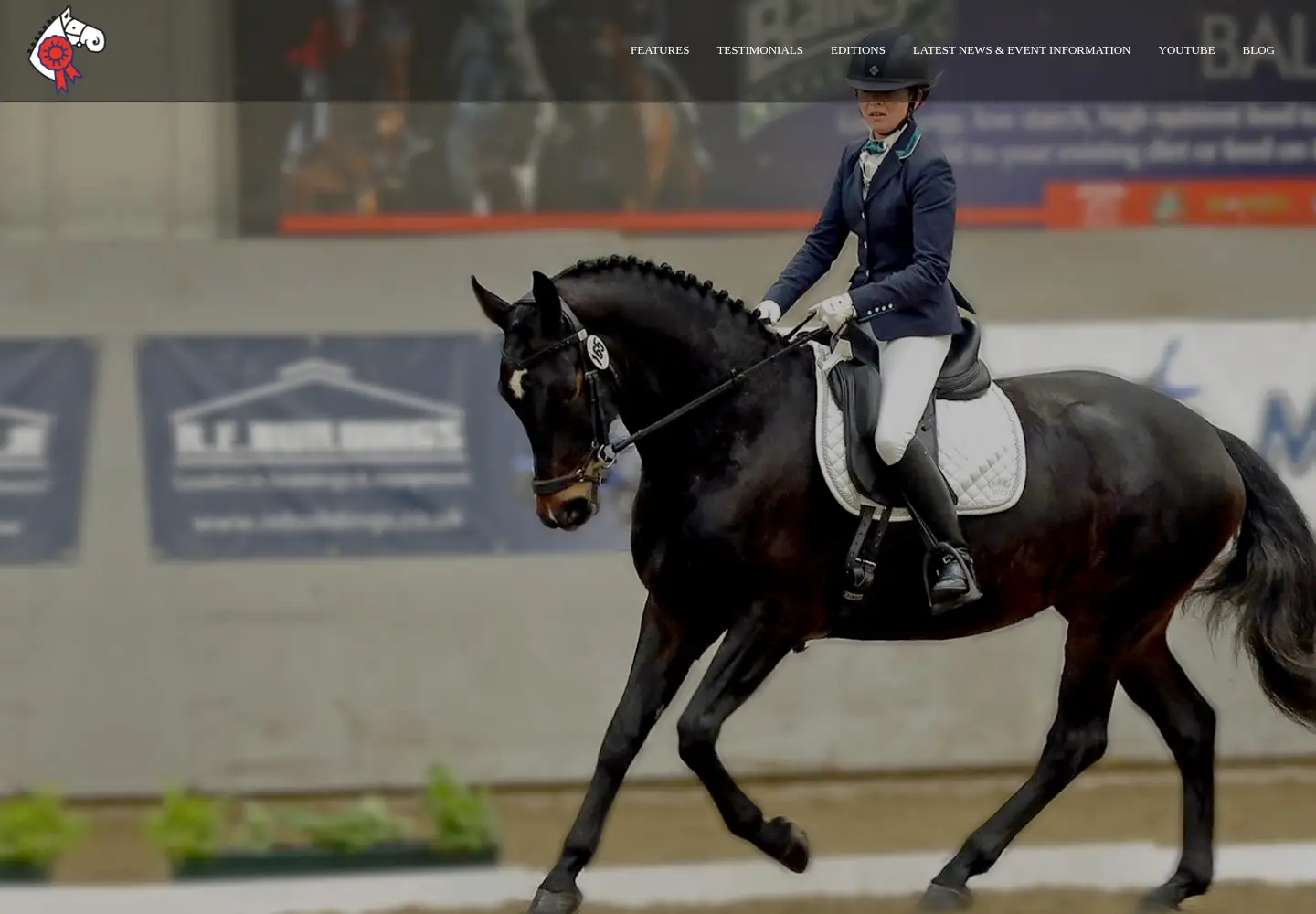 Screenshot of dressagetestpro.com