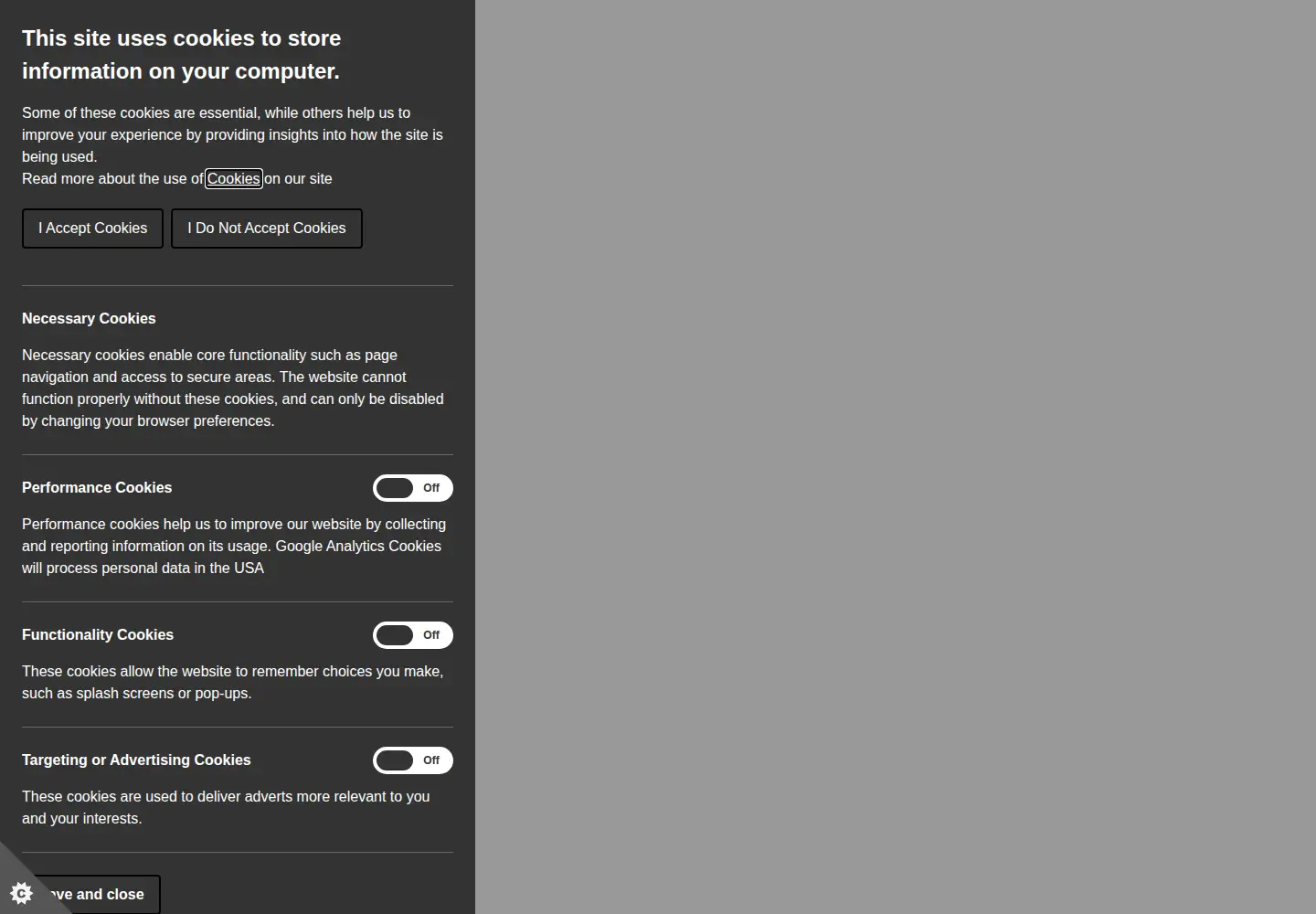 Screenshot of cityoflondon.gov.uk