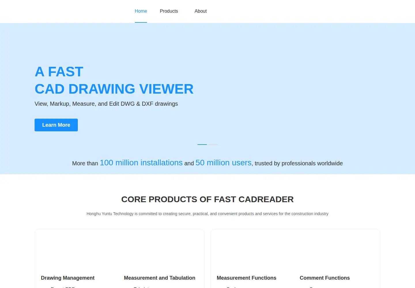 Screenshot of fastcadreader.com