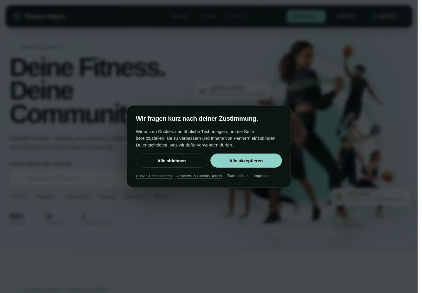 Screenshot of fitness-nation.com