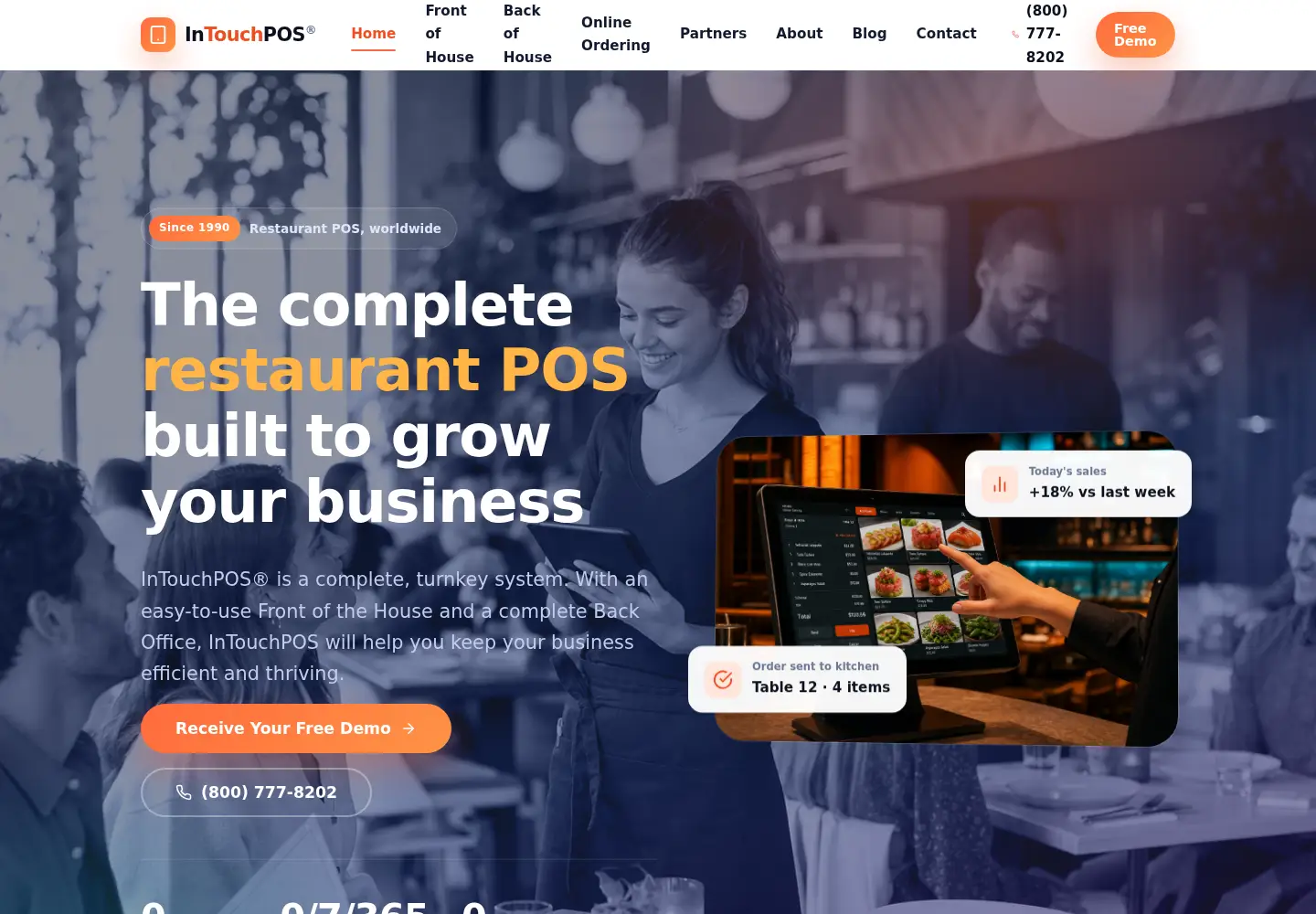 Screenshot of intouchpos.com