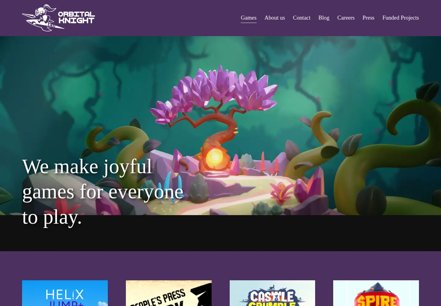 Screenshot of orbitalknight.com