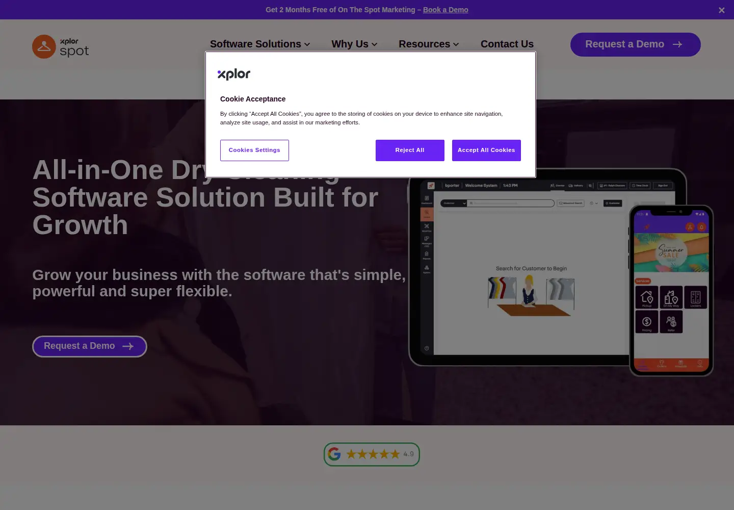 Screenshot of spotpos.com