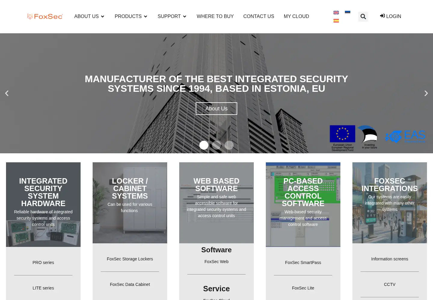 Screenshot of foxsec.eu