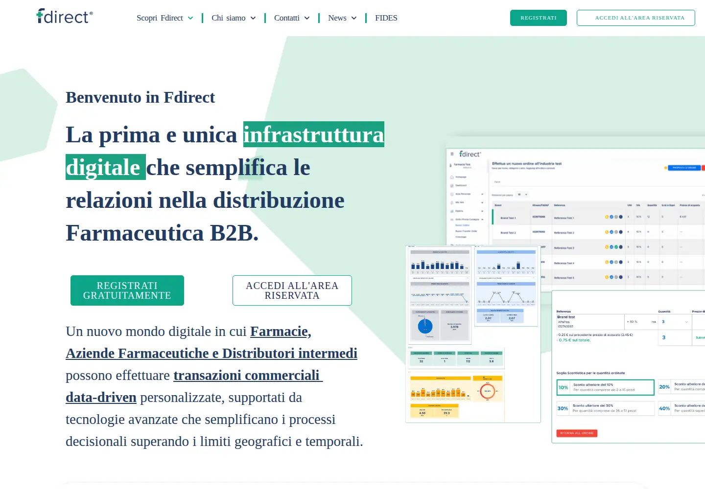 Screenshot of fdirect.it
