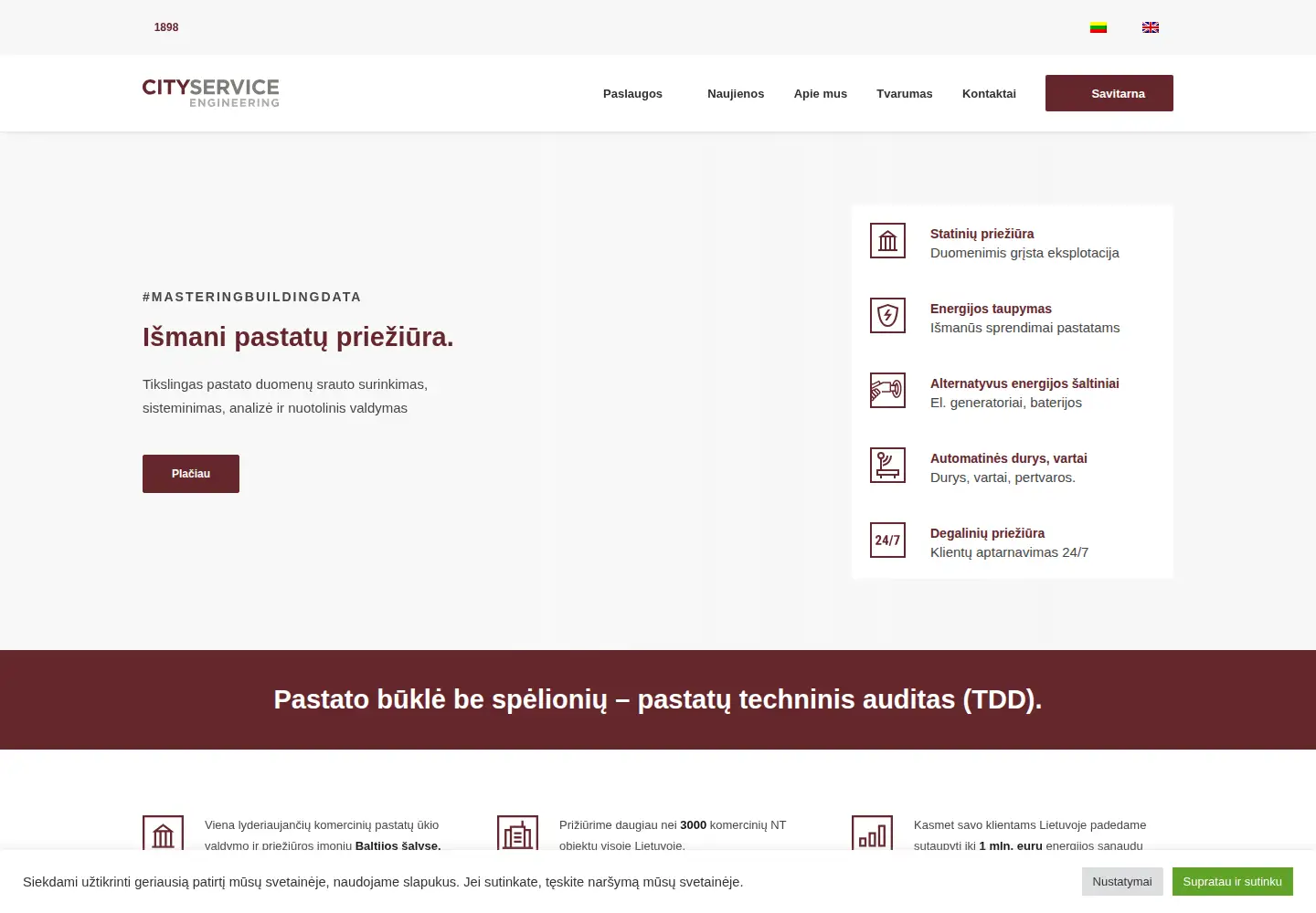 Screenshot of cse.lt