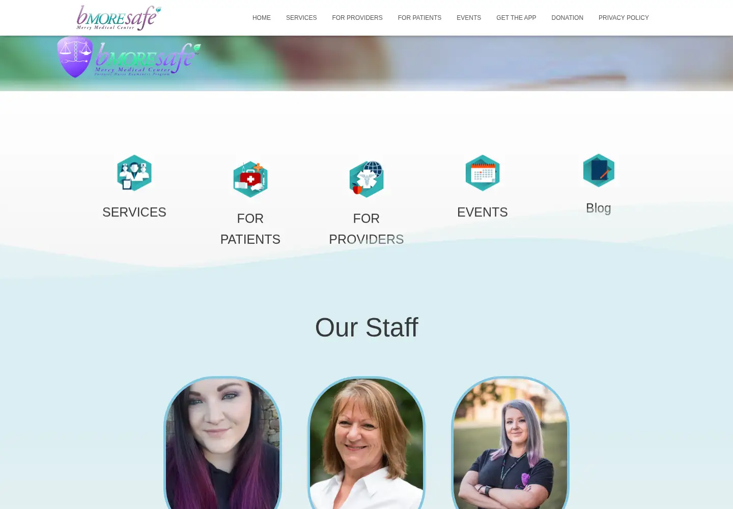 Screenshot of bmoresafemercy.org