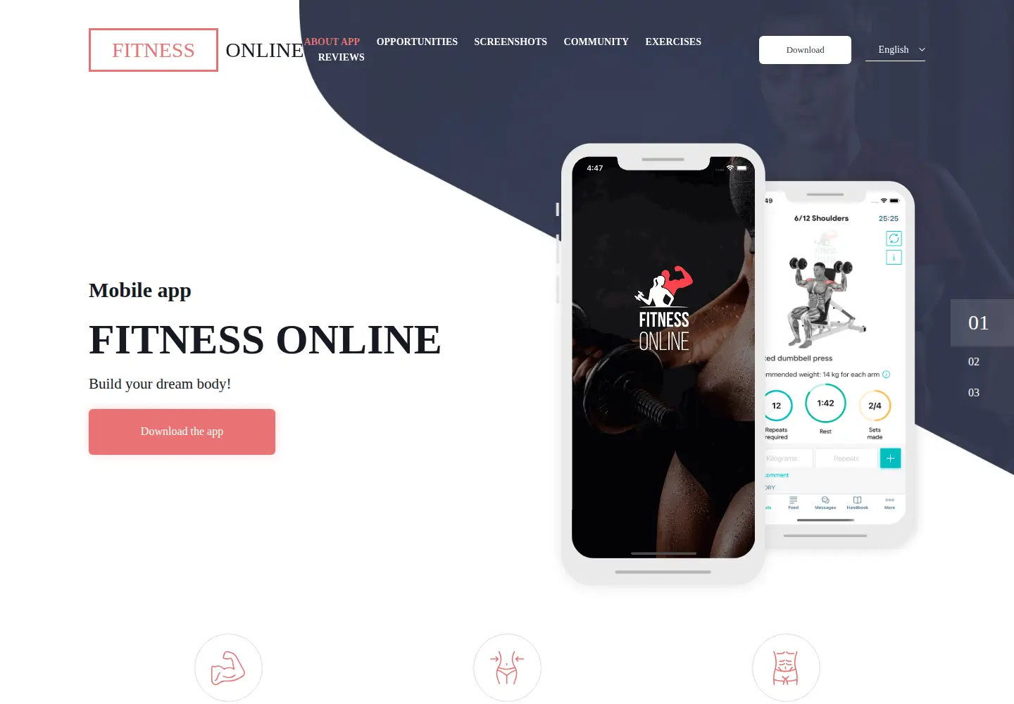 Screenshot of fitnessonline.app