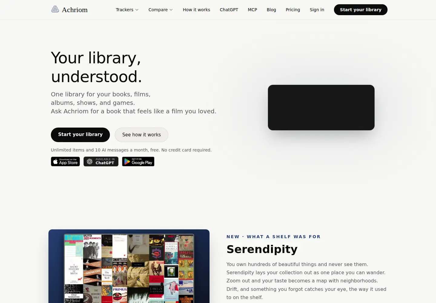 Screenshot of achriom.com