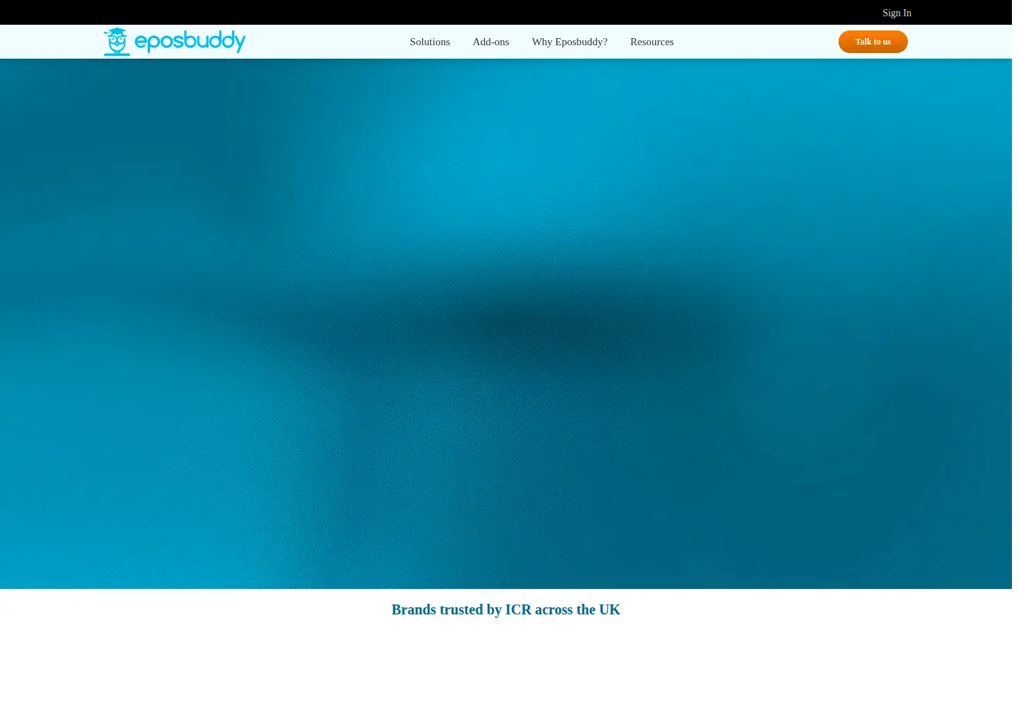 Captured homepage of eposbuddy.com in the current scan