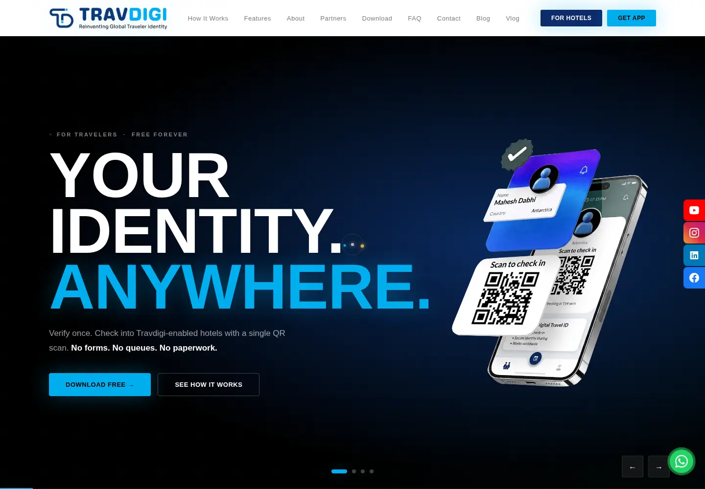 Screenshot of travdigi.com