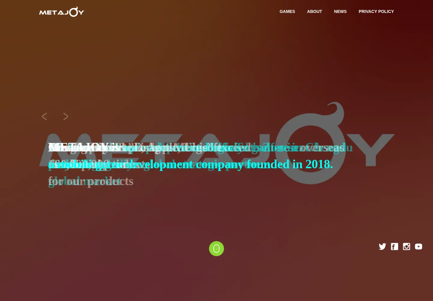 Screenshot of metajoy.io