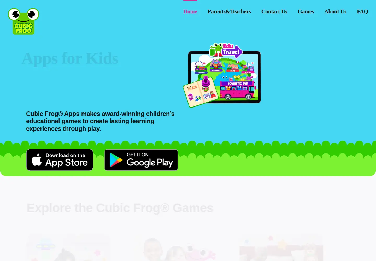 Screenshot of cubicfrog.com