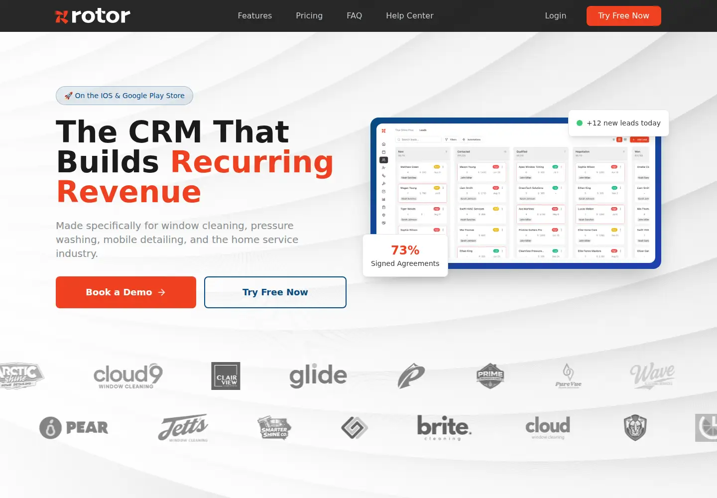 Screenshot of getrotor.com