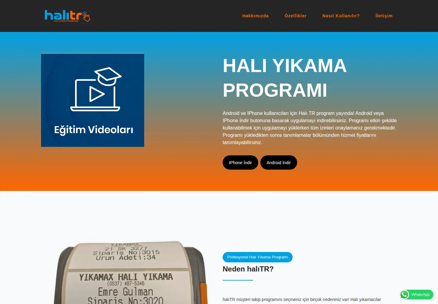 Screenshot of halitr.com