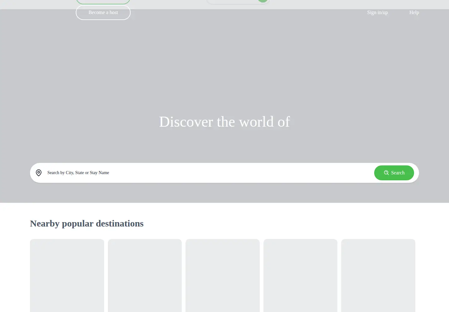 Captured homepage of hireacamp.com in the current scan