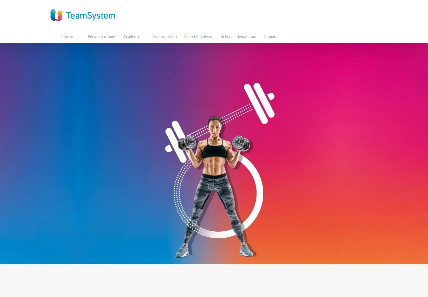 Captured homepage of evolutionfit.it in the current scan