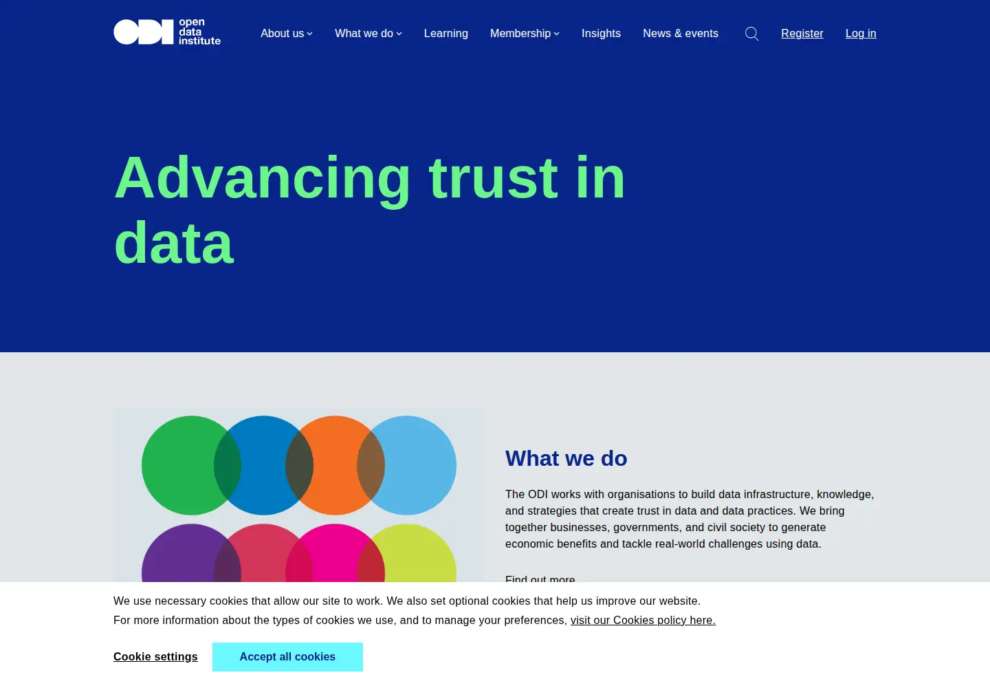 Screenshot of theodi.org