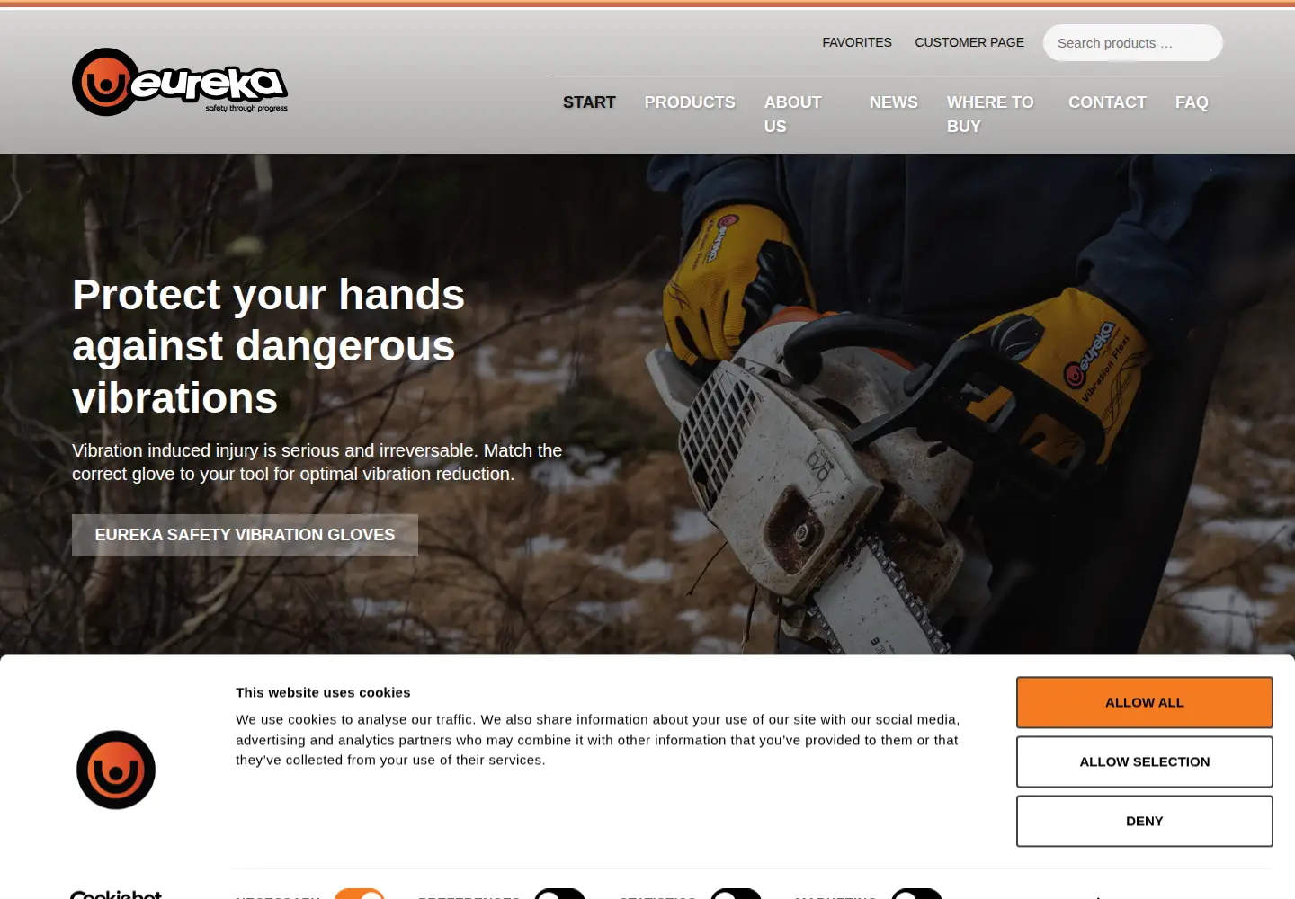 Screenshot of eurekasafety.se