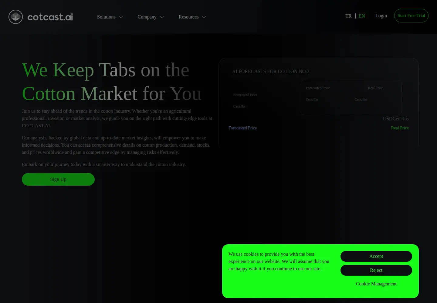 Screenshot of cotcast.ai