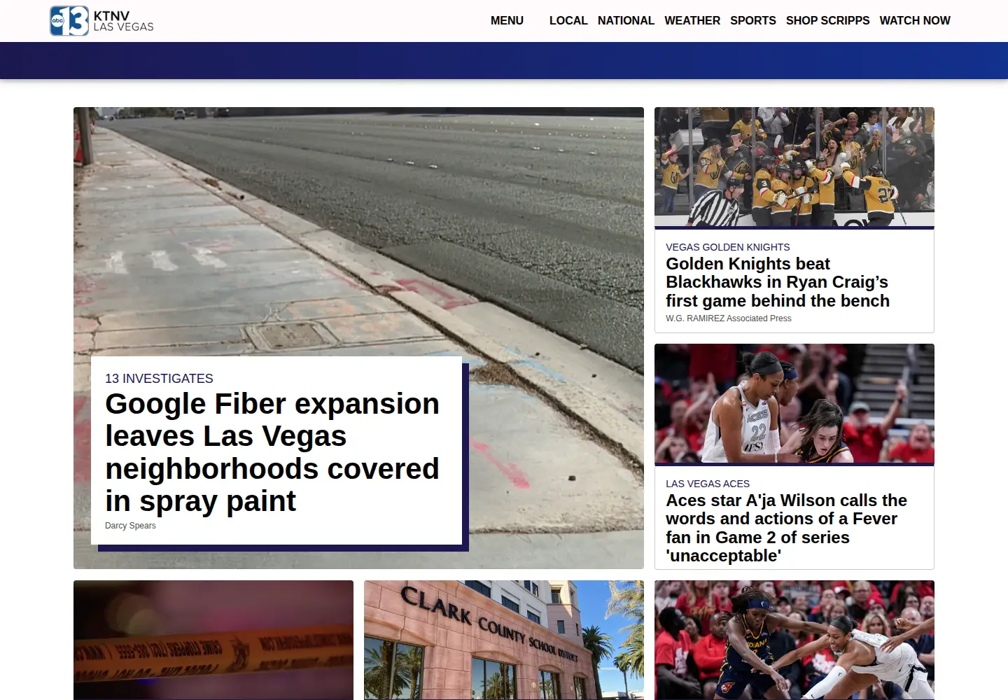 Screenshot of ktnv.com