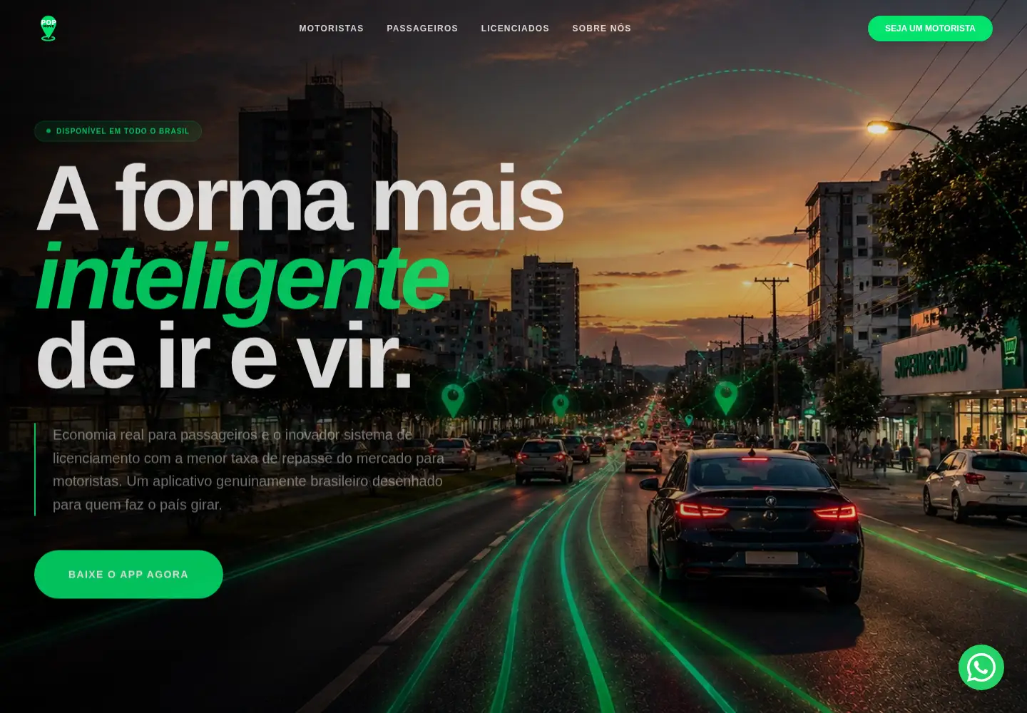 Screenshot of popmove.com.br