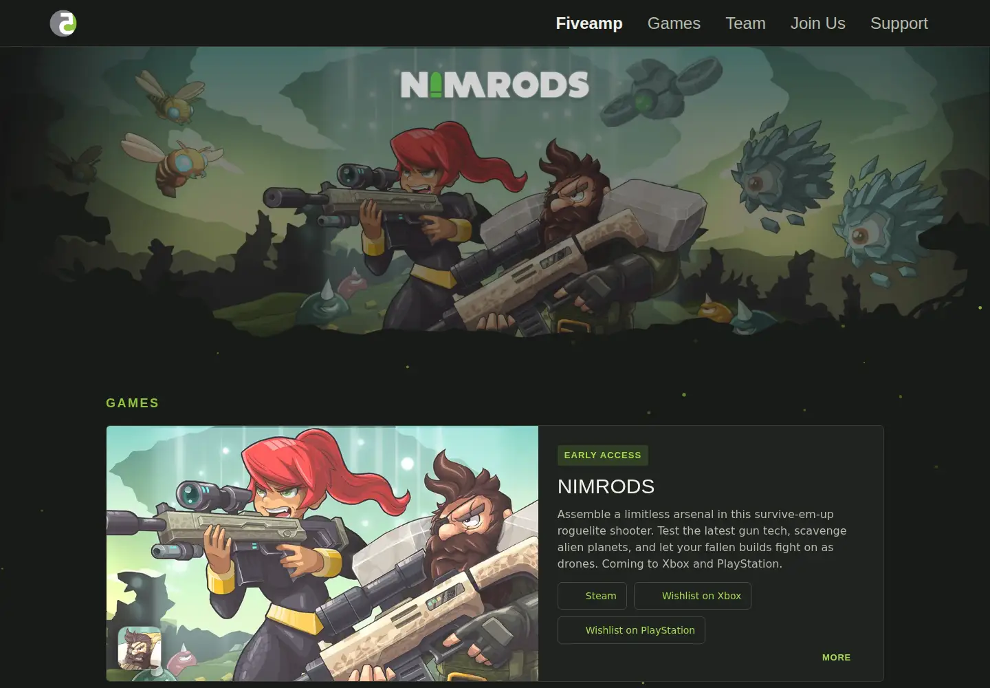 Screenshot of fiveamp.com