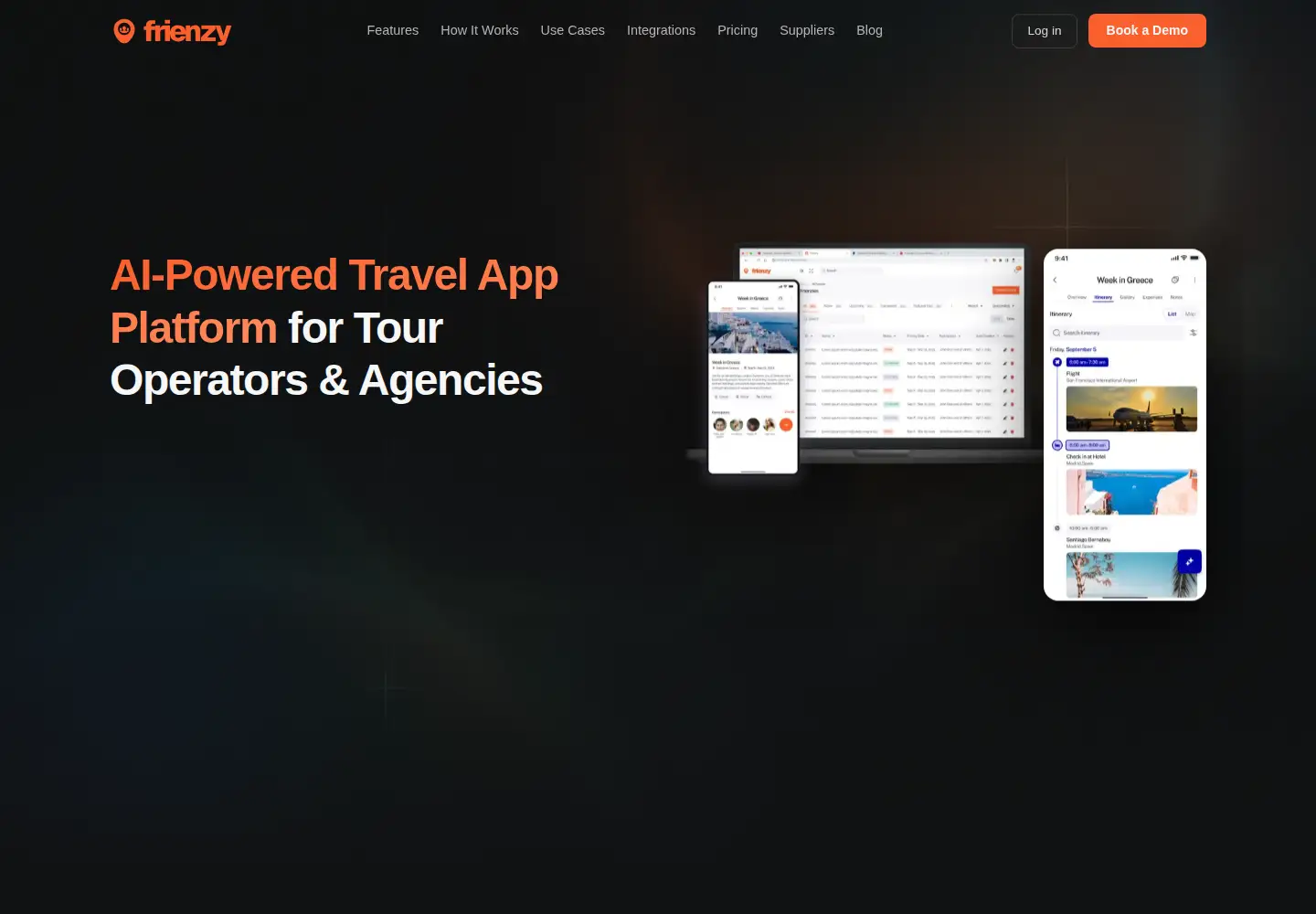 Captured homepage of frienzy.com in the current scan