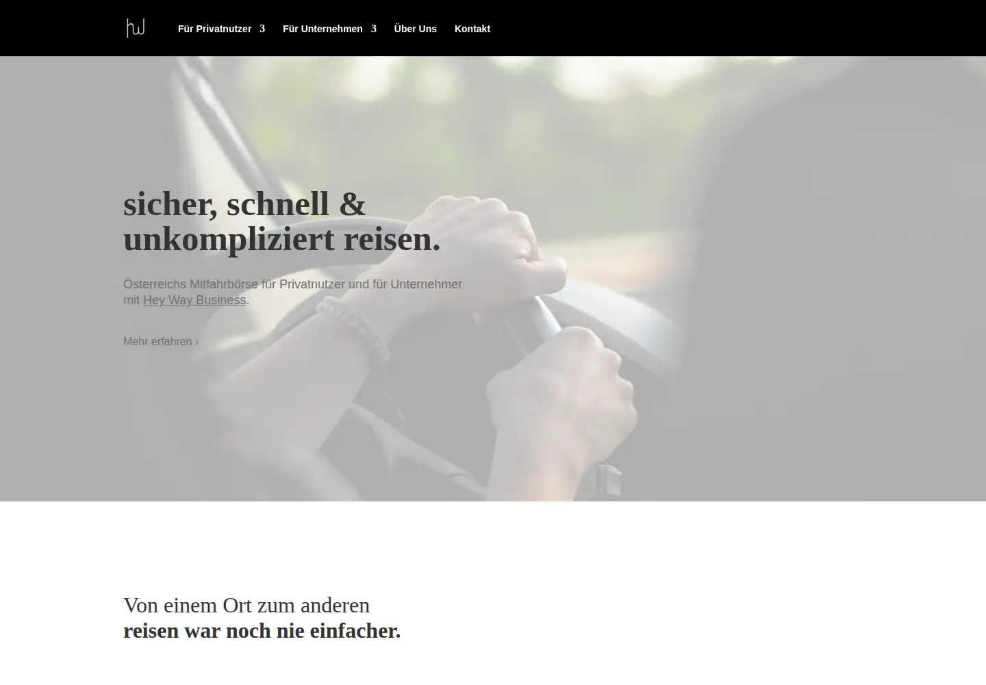 Screenshot of hey-way.com