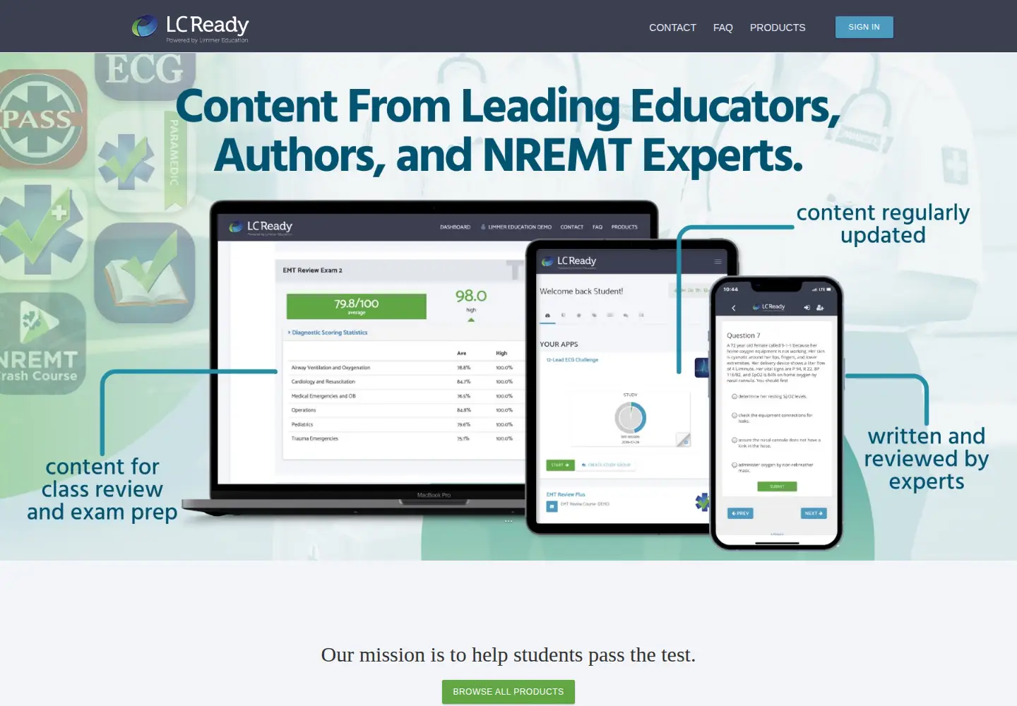 Screenshot of lc-ready.com