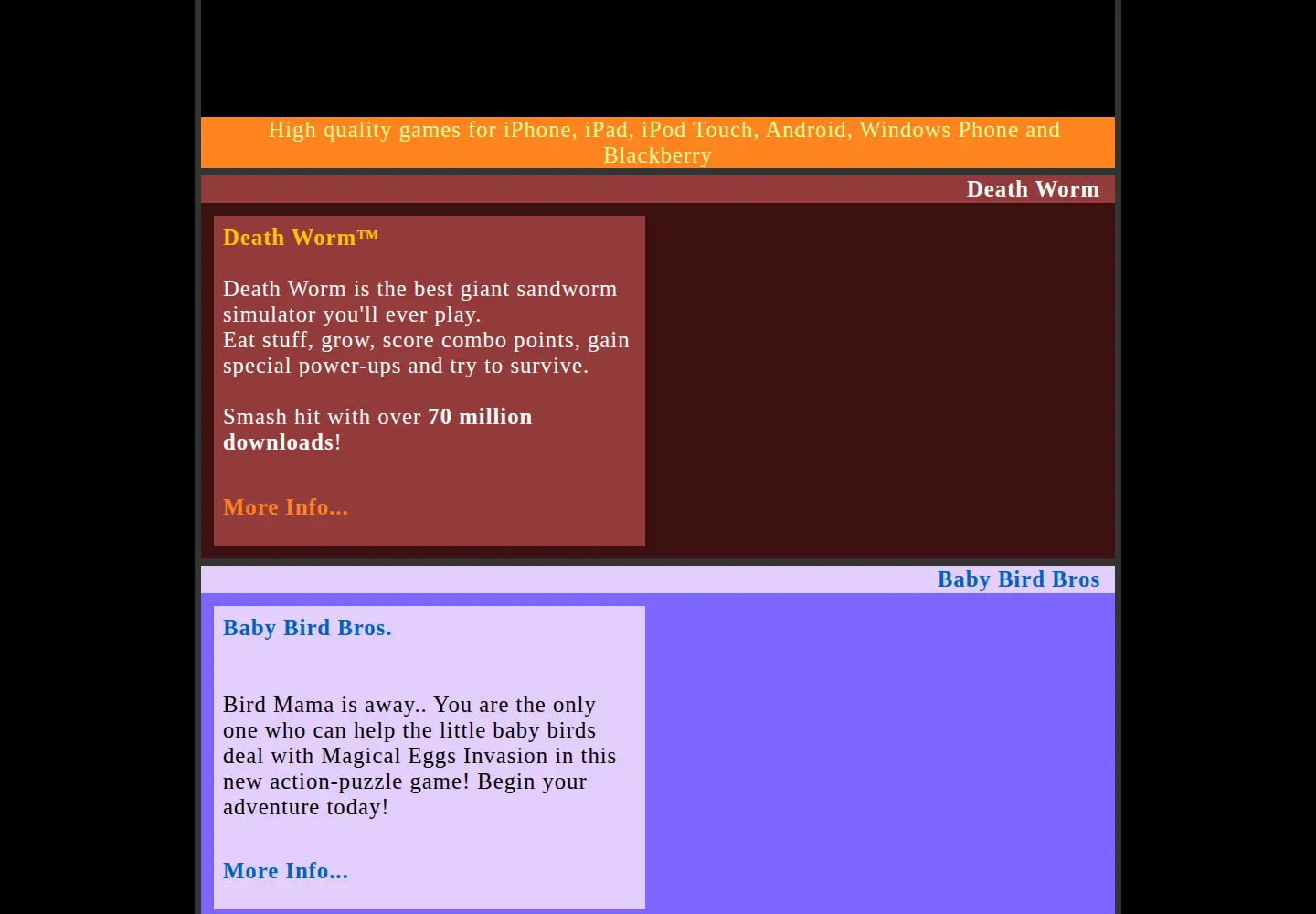 Screenshot of playcreek.com