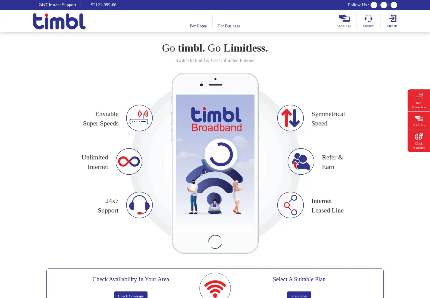 Screenshot of timbl.co.in