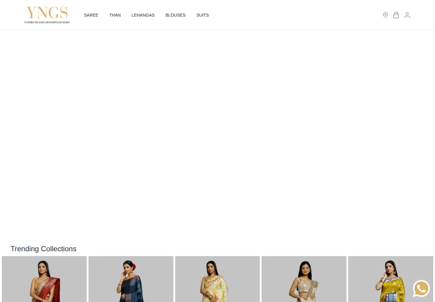 Captured homepage of yngs.co.in in the current scan