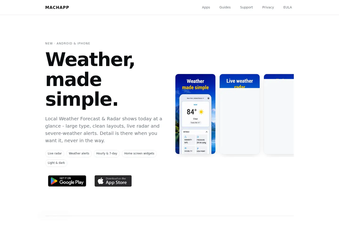 Captured homepage of machapp.net in the current scan