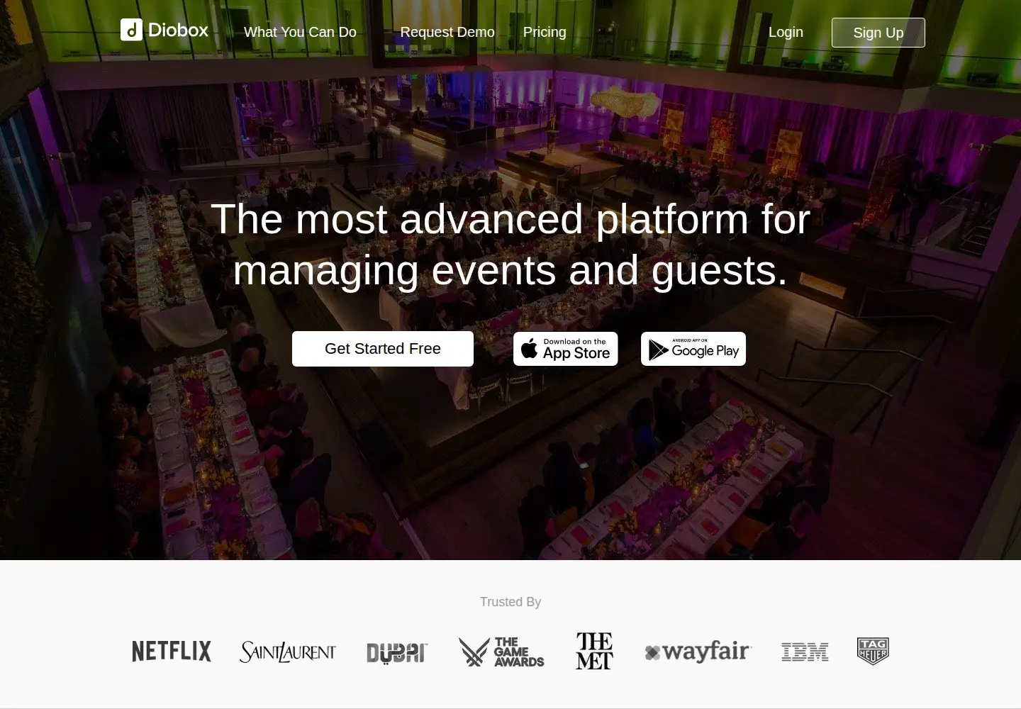 Screenshot of diobox.com